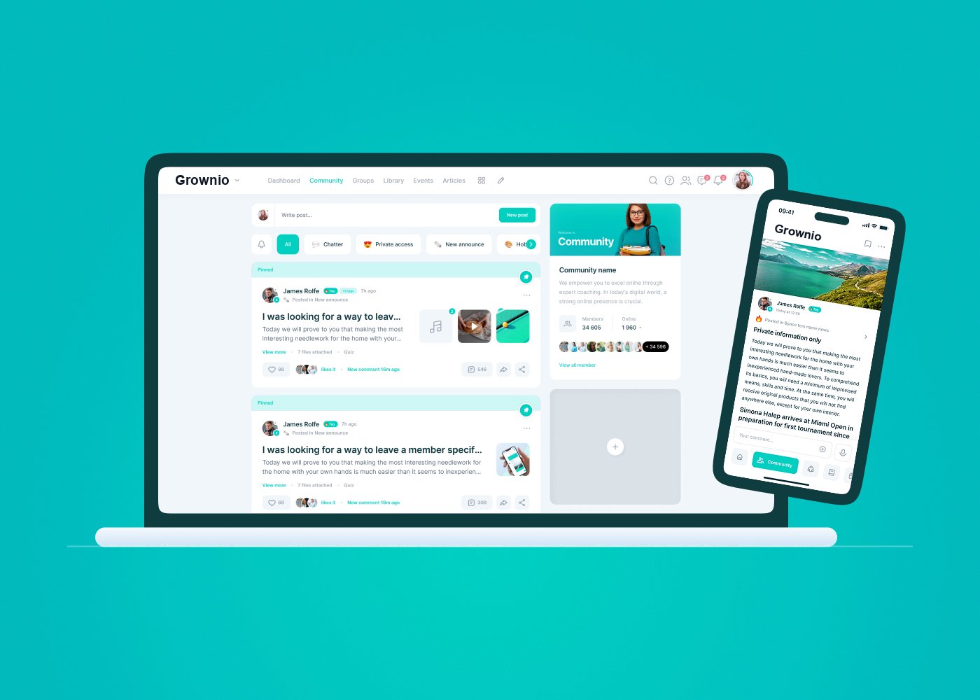 Community und interner Austausch